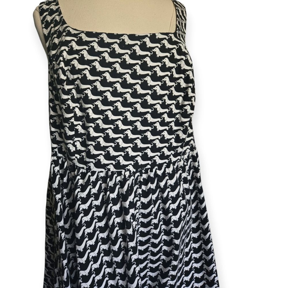 Modcloth Retrolicious Dachshund Dress - Wiener Dog - 4X